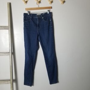 EVERLANE HIGH RISE SKINNY JEANS SIZE 30 TALL
